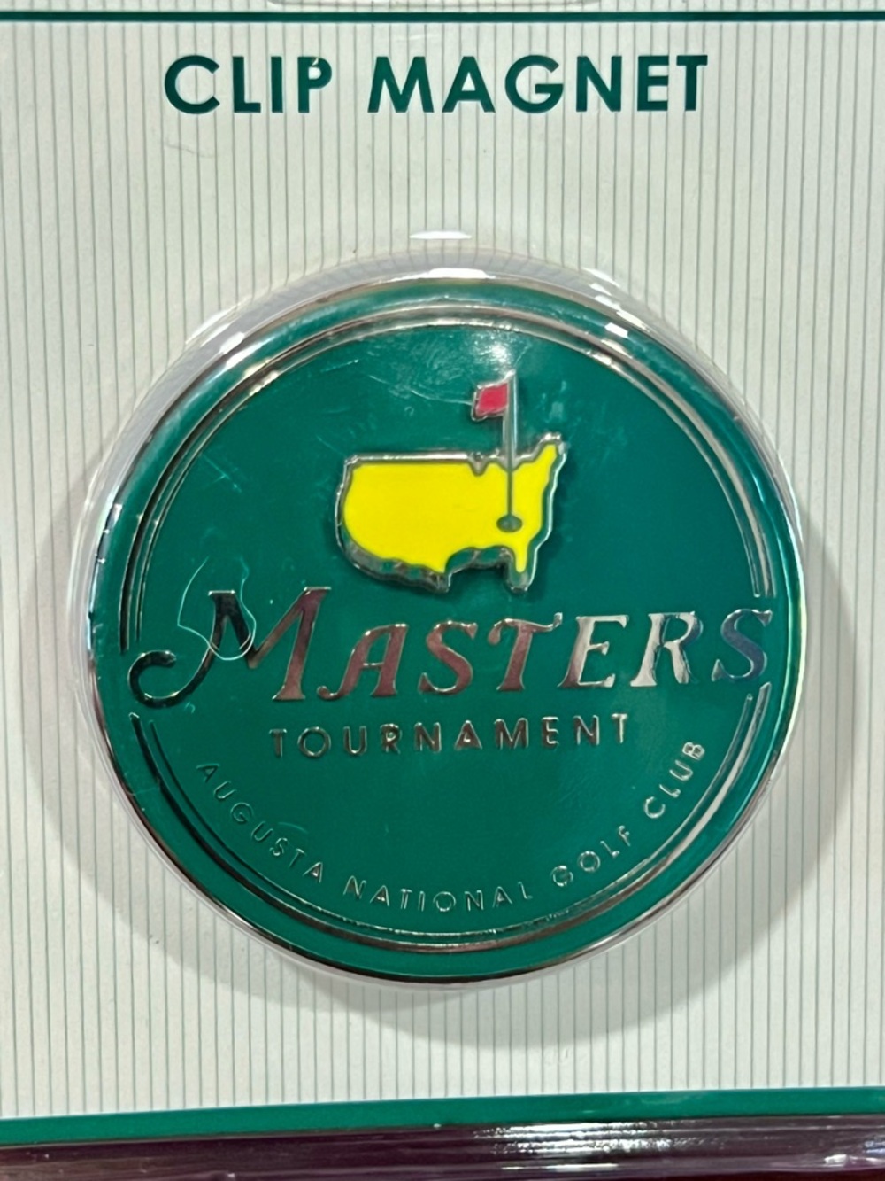 2026 Masters Clip Magnetic Magnet Green Augusta National Golf NEW